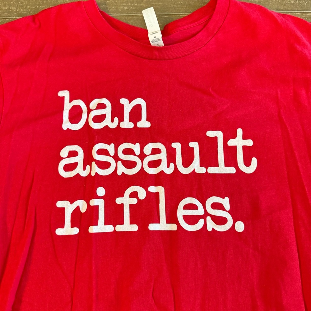 Ban Assault Rifles Gun Control T-shirt - Picture 5 of 6